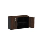 Armário Para Escritório Baixo Semi Aberto 2 Portas Com Chave