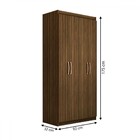 Armário Para Escritório Barramas 4 Portas Amarula - Pnr Móveis