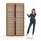 Armário Para Escritório Barramas 4 Portas Amarula - Pnr Móveis