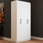 Armário Para Escritório Barramas 4 Portas Branco - Pnr Móveis