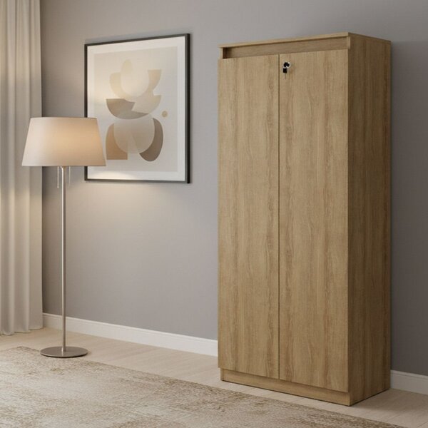 Armário Para Escritório Com 2 Portas Com Chave Me4151 Tecno M