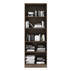 Armário Para Escritório Com 2 Portas De Vidro E 5 Prateleiras