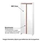 Armário Para Escritório Com 2 Portas E 11 Nichos - Branco/ Ca