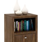 Armário Para Escritório Com 3 Gavetas Arquivo Nogal