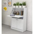 Armário Para Escritório Com Mesa Retrátil Me4142 Tecno Mobili