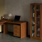 Armario Para Escritorio Com Portas De Vidro Me4115 Tecno Mobi