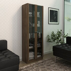 Armário Para Escritório Com Portas De Vidro Me4115 Tecnomobili