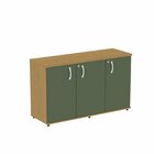 Armário Para Escritório Credenza 03 Portas Pivotante Samba/sa