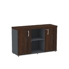 Armário Para Escritório Credenza De Madeira 2 Portas Pe40 Esc