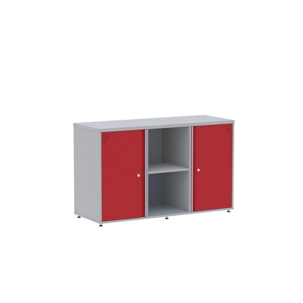 Armário Para Escritório Credenza Madeira 02 Portas Cred1200_a