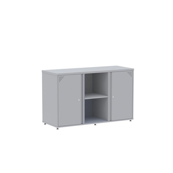 Armário Para Escritório Credenza Madeira 02 Portas Cred1200_a