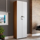 Armário Para Escritório Dunas Com Chave 2 Portas 4 Prateleira