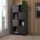 Armário Para Escritório E Home Office Com 8 Nichos 4 Portas Ó