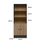 Armário Para Escritório Gamer Com 2 Portas E 5 Prateleiras