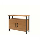 Armário Para Escritório Industrial 2 Portas 100% Mdf Freijó E