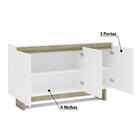 Armário Para Escritório Los Angeles - Branco/carvalho