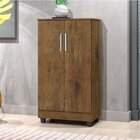 Armário Para Escritório Médio 2 Portas 3 Prateleiras Smart