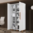 Armário Para Escritório Multiuso 2 Portas Com Chave 100% Mdf