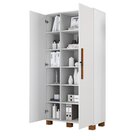 Armário Para Escritório Multiuso 2 Portas Com Chave 100% Mdf