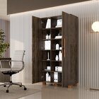 Armário Para Escritório Multiuso 2 Portas Com Chave 100% Mdf