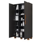 Armário Para Escritório Multiuso 2 Portas Com Chave 100% Mdf