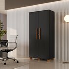 Armário Para Escritório Multiuso 2 Portas Com Chave 100% Mdf