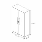 Armário Para Escritório Multiuso 2 Portas Com Chave 100% Mdf