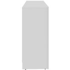 Armário Para Escritório Multiuso Baixo 2 Portas Branco