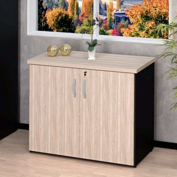 Armário Para Escritório Multiuso Baixo Fechado 2 Portas 80cm