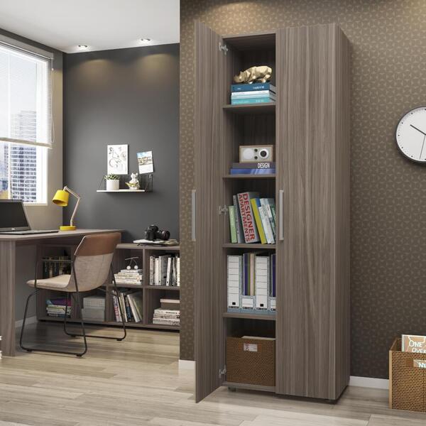 Armário Para Escritório Multiuso Curitiba 2 Portas - Carvalh