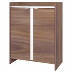 Armário Para Escritório Office 2 Portas 2 Prateleiras Castanh