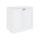 Armário Para Escritório Provençal Baixo 2 Portas 100% Mdf Inf