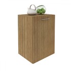 Armário Para Escritório Retrátil 1 Prateleira Amêndoa Me4170