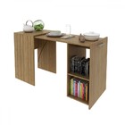 Armário Para Escritório Retrátil 1 Prateleira Amêndoa Me4170