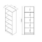 Armário Para Escritório Sem Portas E Prateleiras Office Plus