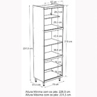 Armário Para Forno E Micro-ondas 4 Portas Sicília - Argila Ac