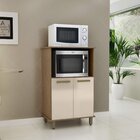 Armário Para Forno E Microondas 2 Portas Texas  Nogueira/avelã