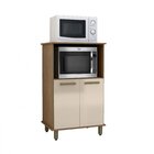 Armário Para Forno E Microondas 2 Portas Texas Nogueira/avelã