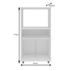 Armário Para Forno E Microondas Com 2 Portas 2309 Branco