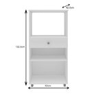 Armário Para Forno E Microondas Com 2 Portas E 1 Gaveta 2310