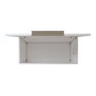 Armário Para Geladeira 80cm Branco Fosco