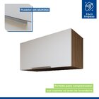 Armário Para Geladeira 80cm Carvalho/branco