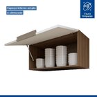 Armário Para Geladeira 80cm Carvalho/branco