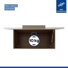 Armário Para Geladeira 80cm Carvalho/branco