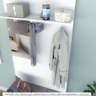 Armário Para Hall De Entrada Com Espelho Branco