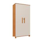 Armário Para Lavanderia 2 Portas Nature Off White Lones Shop