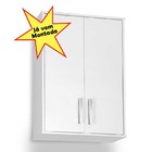 Armário Para Lavanderia 2 Portas Suspenso 25-santos Dumont -