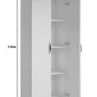 Armário Para Lavanderia Área De Serviço Multiuso 4 Prateleiras