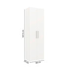 Armário Para Lavanderia Multiuso Curitiba Com 2 Portas E 5 N