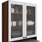 Armário Para Micro-ondas 4 Portas Vidro 213 Cm Estilo America